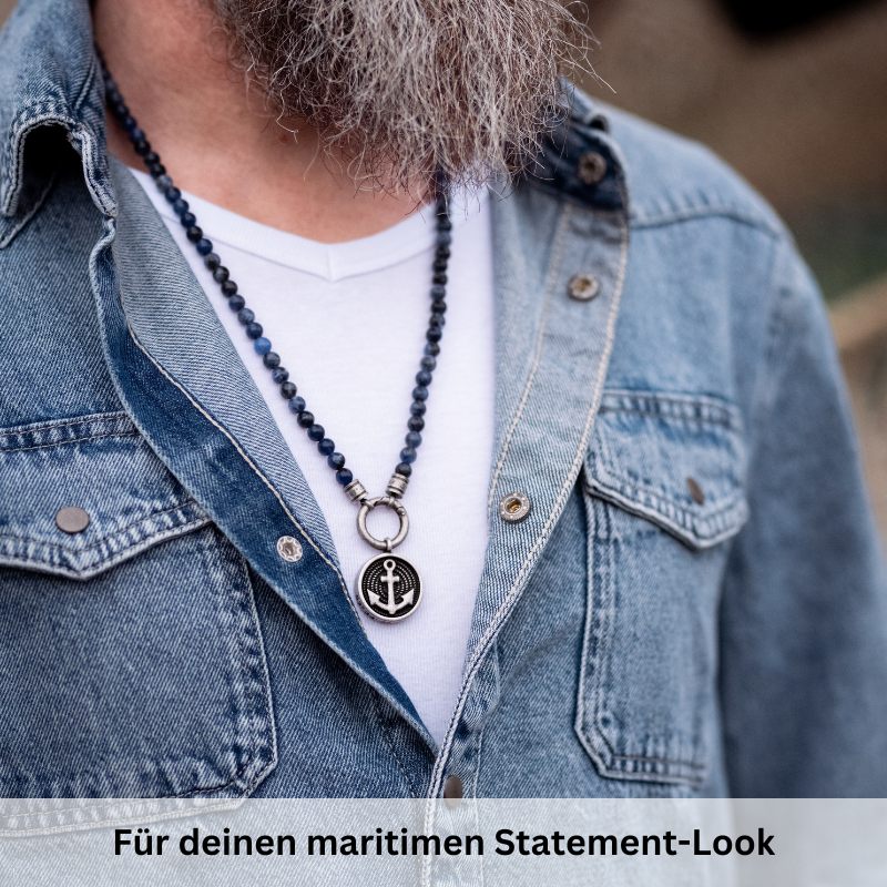 Kettenanhänger Playa de Paguera (beidseitig tragbar) aus Edelstahl