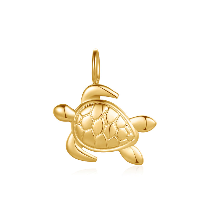 Kettenanhänger Schildkröte aus Edelstahl