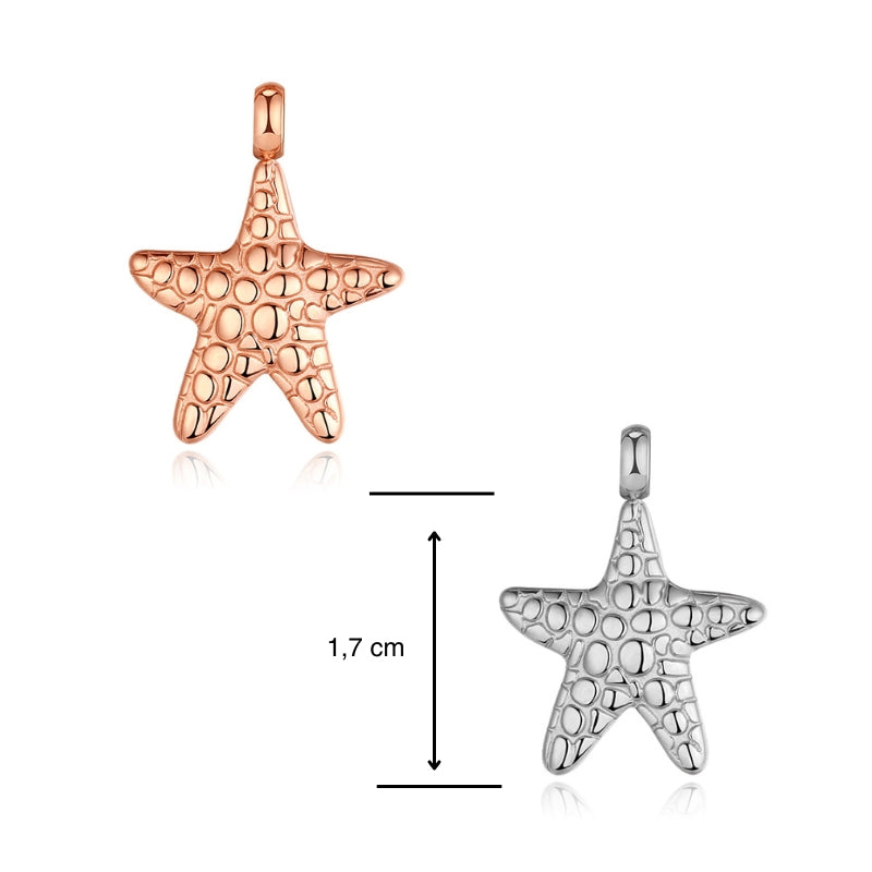 Kettenanhänger Seestern (klein) aus Edelstahl