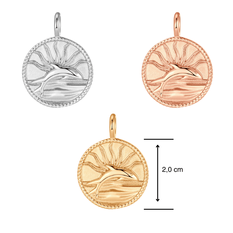 Kette mit Anhänger Delfin