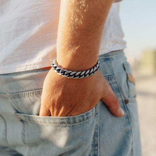 Stahltau Armband Deep Blue Sea 2