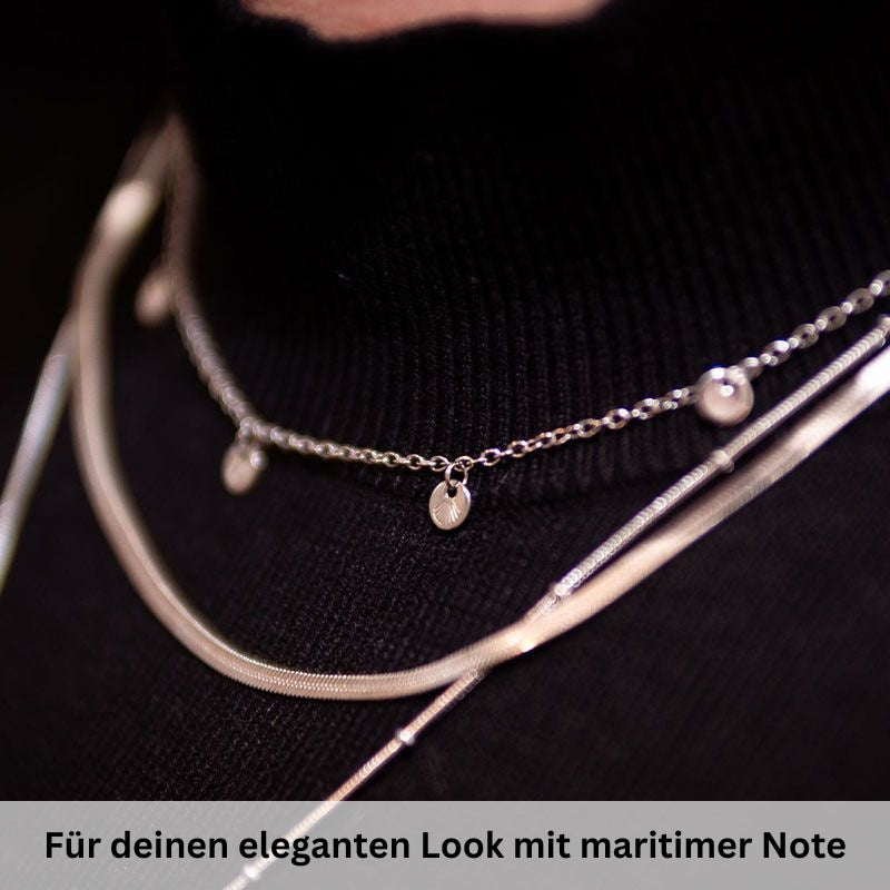 Küstengirls Schatzkiste - 8 exklusive Schmuckstücke + Reisebox