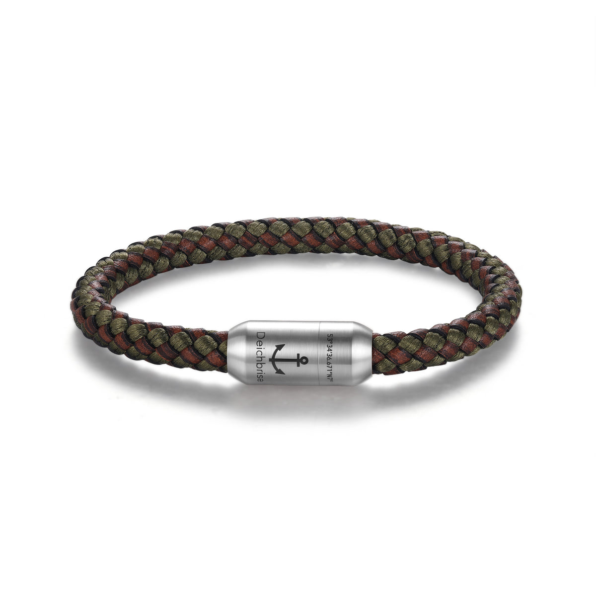 Leder- und Segeltau Armband Friesenflair