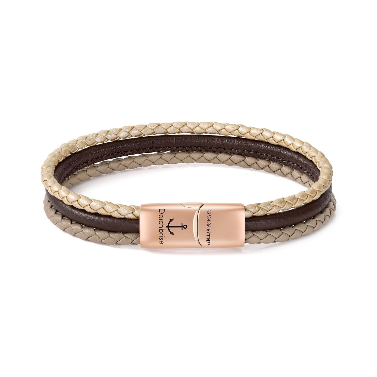Leder Armband Dünenschlick (Multistrang)