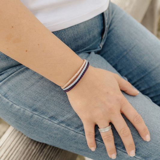 Leder Armband Dünenwind (Multistrang)