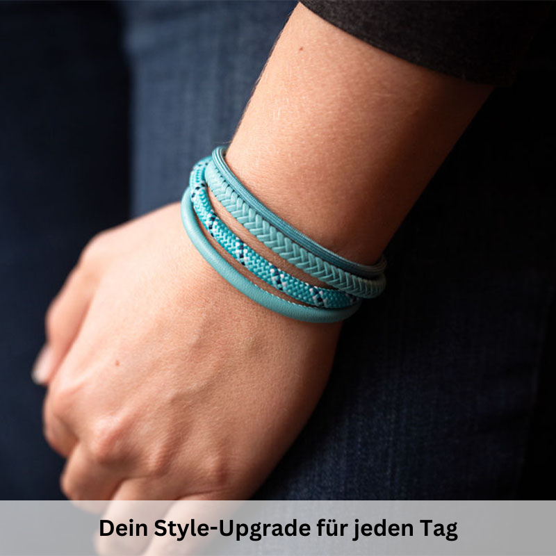 Leder & Segeltau Armband Big Ocean Summer (Multistrang)