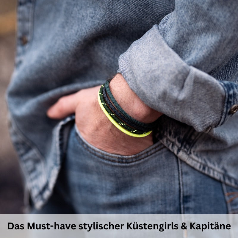 Leder & Segeltau Armband Summer Kitesurfer (Multistrang)