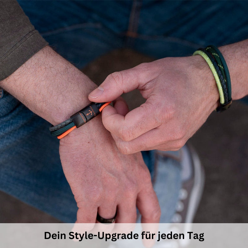 Leder & Segeltau Armband Summer Windsurfer (Multistrang)