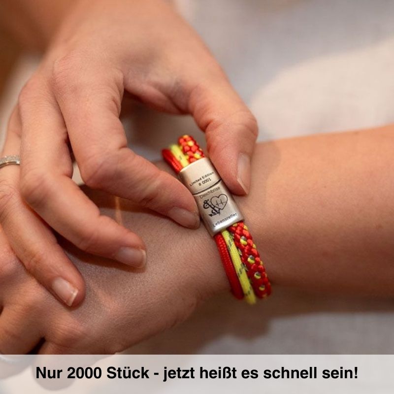 Limited Edition Lebensretter - Multistrang Armband mit Schlüsselanhänger (2000 Stück)