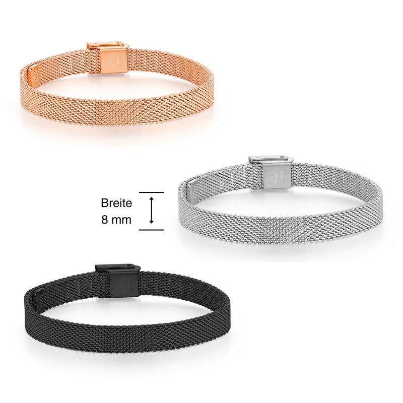 Lüttje-Charming Bundle Mesh + 3 Charms inkl. Stopper & Clap