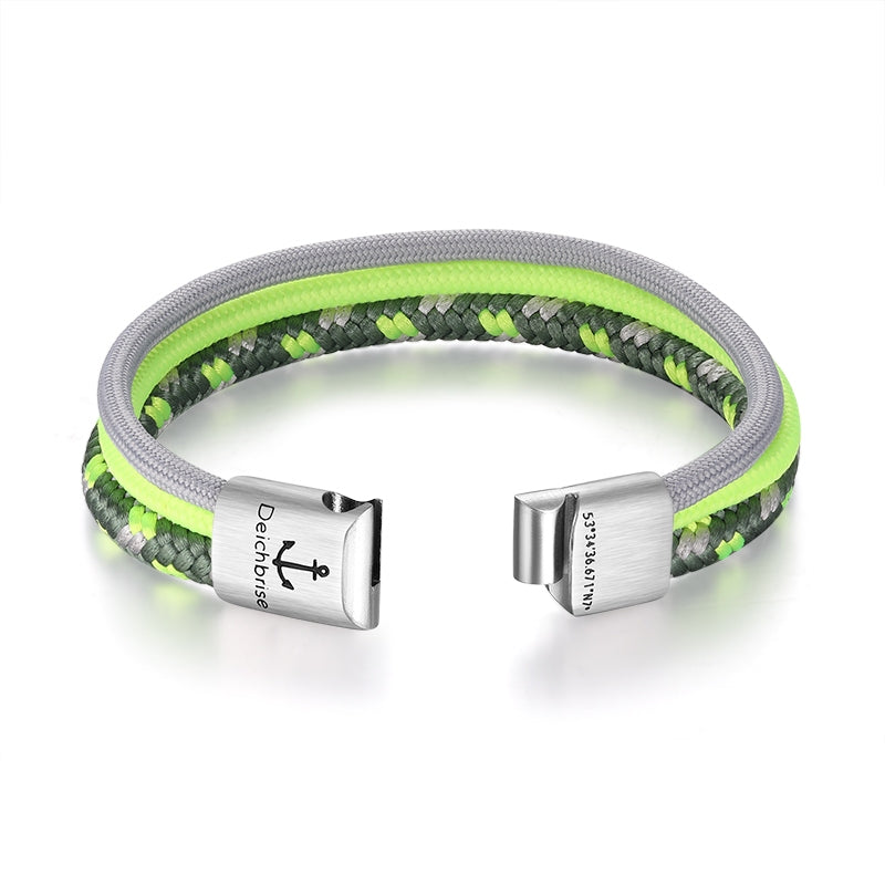 Segelseil-Segeltau Armband Schilfgras (Multistrang)