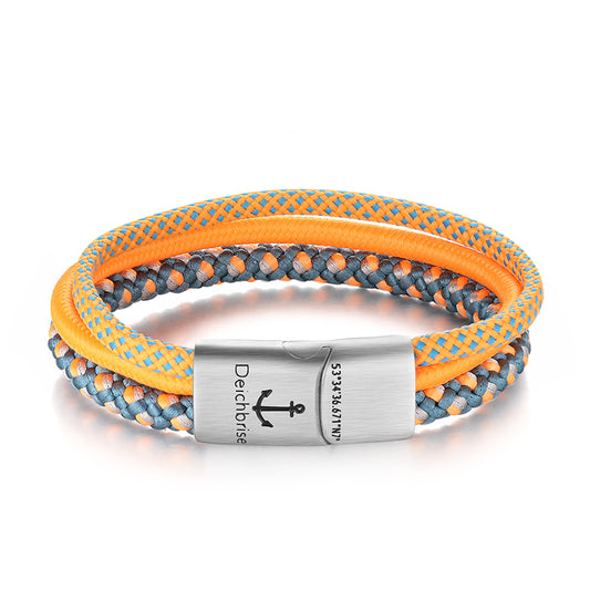 Segelseil-Segeltau Armband Amrum (Multistrang)