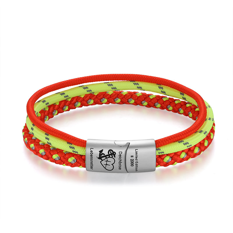 Limited Edition Lebensretter - Multistrang Armband mit Schlüsselanhänger (2000 Stück)
