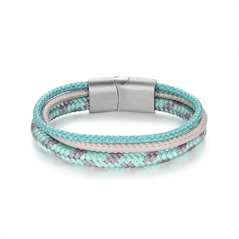 Leder & Segeltau Armband Sue (Multistrang)