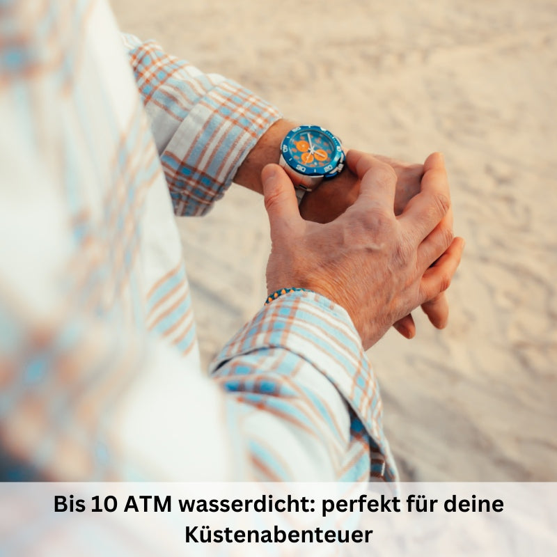 Chronograph Amrum 45mm/55mm inkl. Uhrenbox & 2 Wechselarmbändern (limitiert)