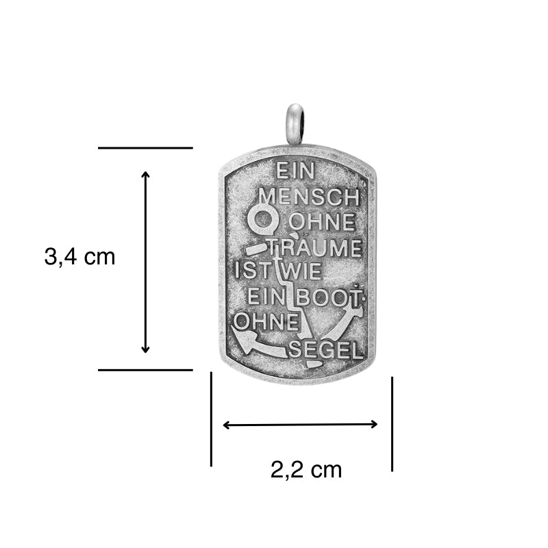 Kette mit Anhänger Steuermanns Traum