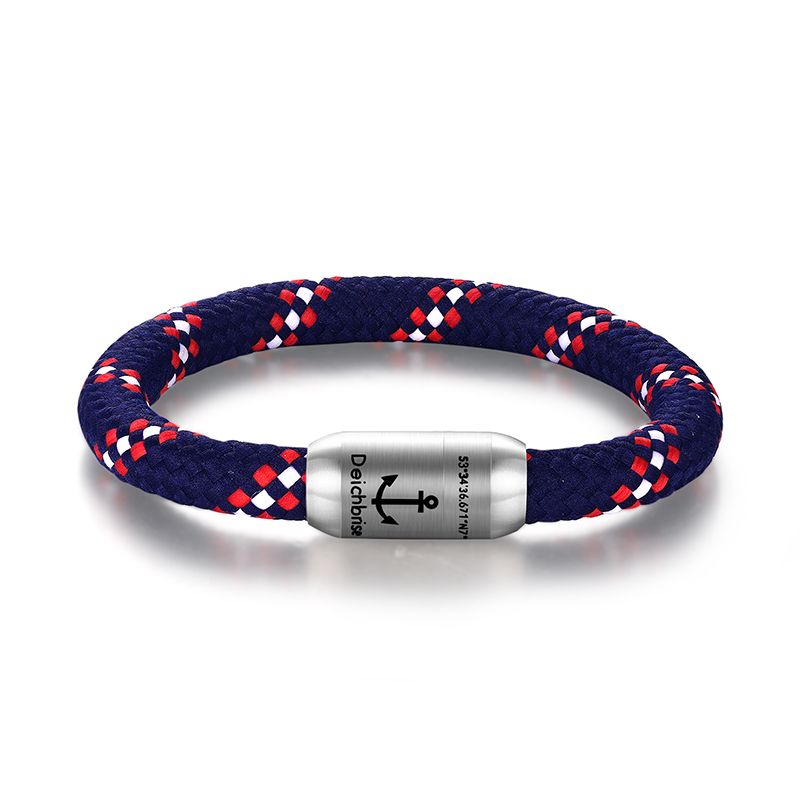 Segeltau Armband Langeoog  (8mm)