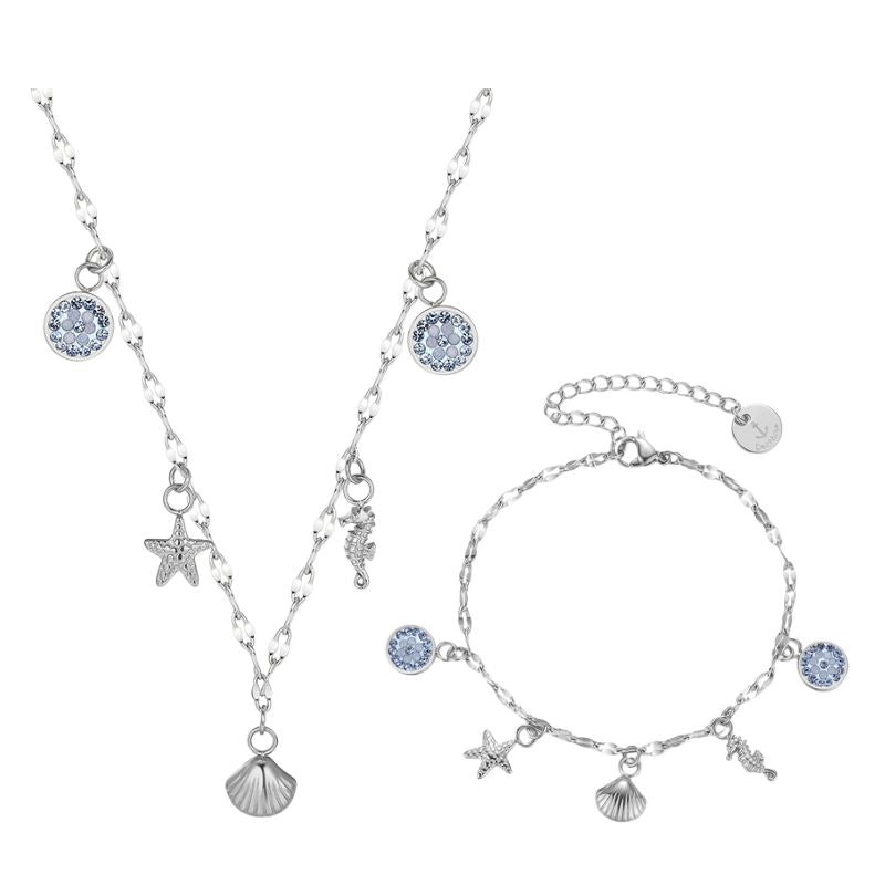Kette mit Armband Meereswelt