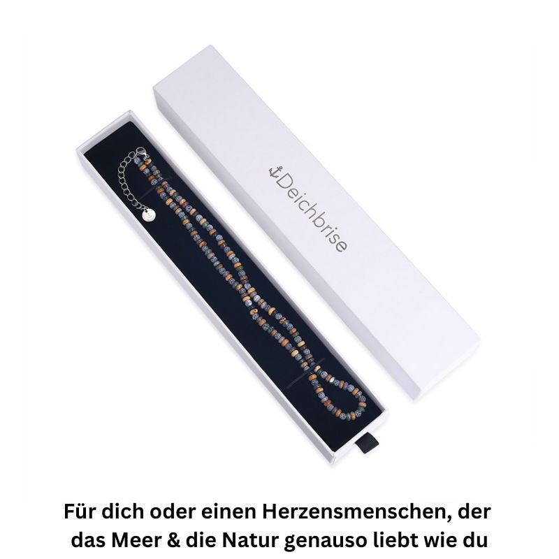 Kette Dünenschlick (4mm) aus Picture Jasper, Weathered Stone & India Onyx