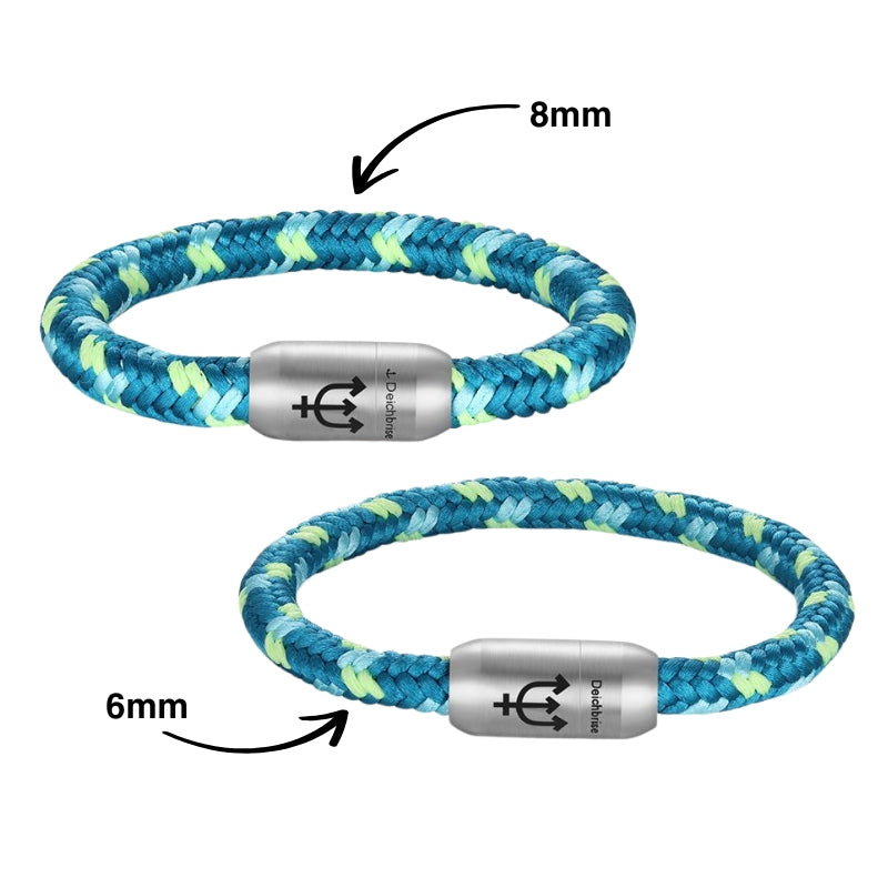 Segeltau Armband Neptuns Kraft (6mm oder 8mm)