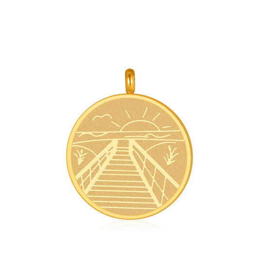 Kettenanhänger Norddeich aus Edelstahl