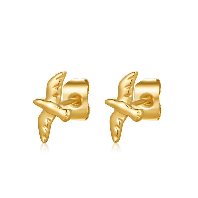 Ohrstecker Möwe aus Edelstahl