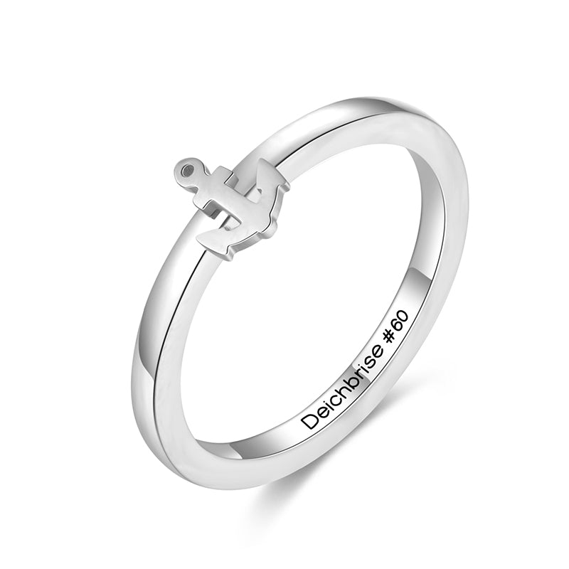 Ring Anker aus Edelstahl (Stapelring)
