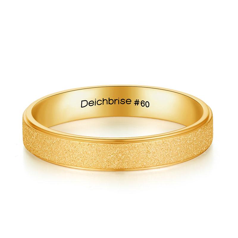 Edelstahl Ring sandgestrahlt 4mm (Stapelring)