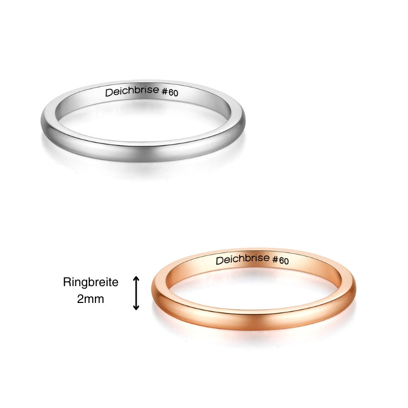 Ring Blanco aus Edelstahl (Stapelring)