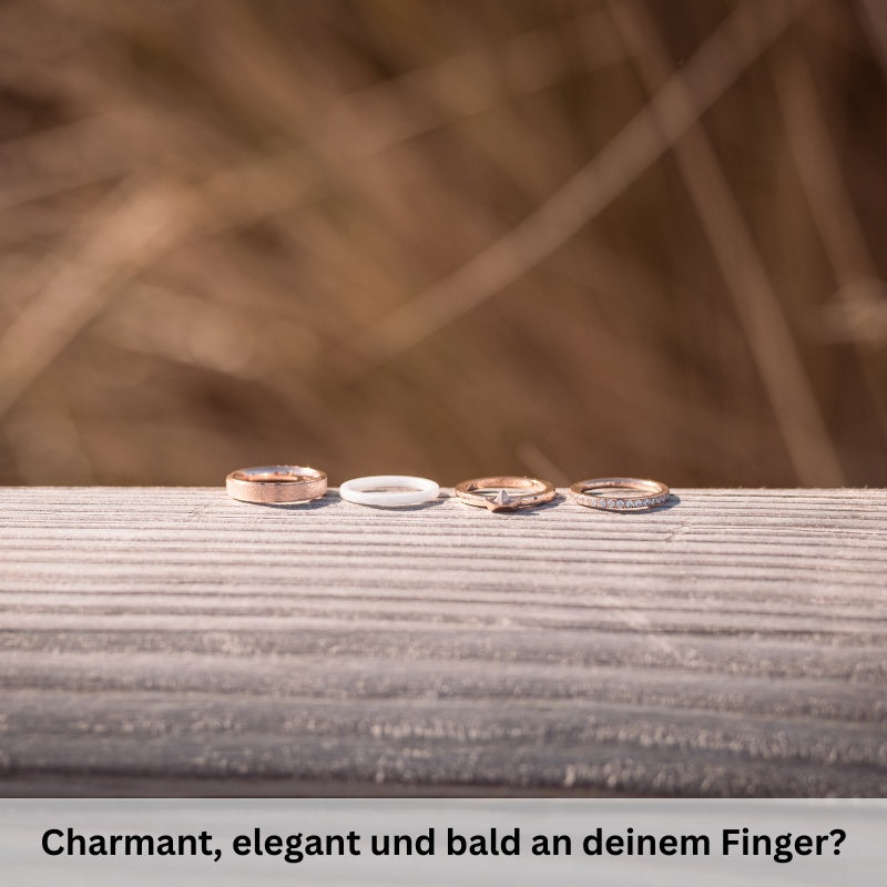 Ring Papierschiffchen aus Edelstahl (Stapelring)