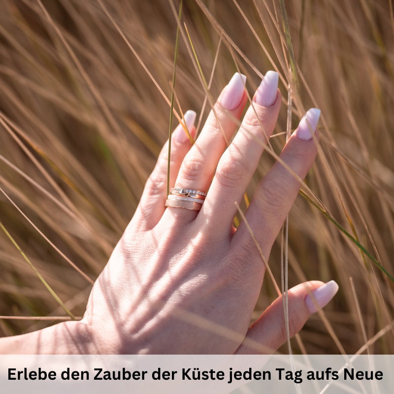 Ring Papierschiffchen aus Edelstahl (Stapelring)