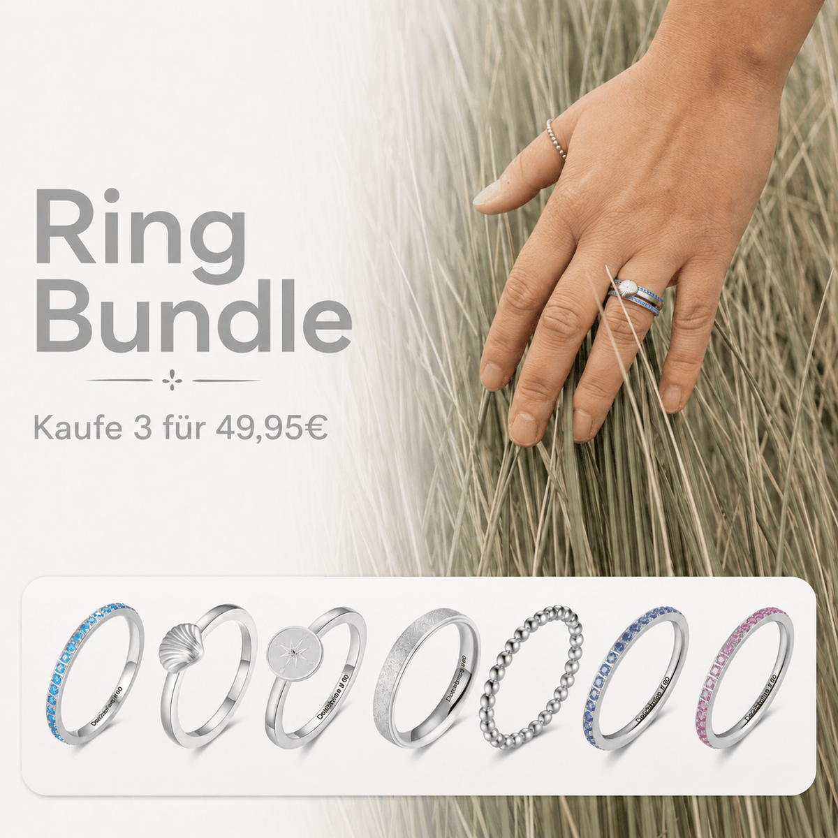 Ring Bundle - Kaufe 3 für 49,95€