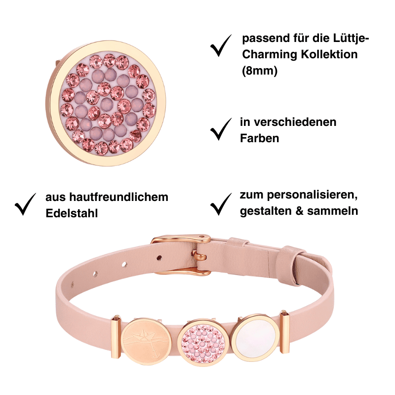 Charm Bling Bling rose (Lüttje-Charming)
