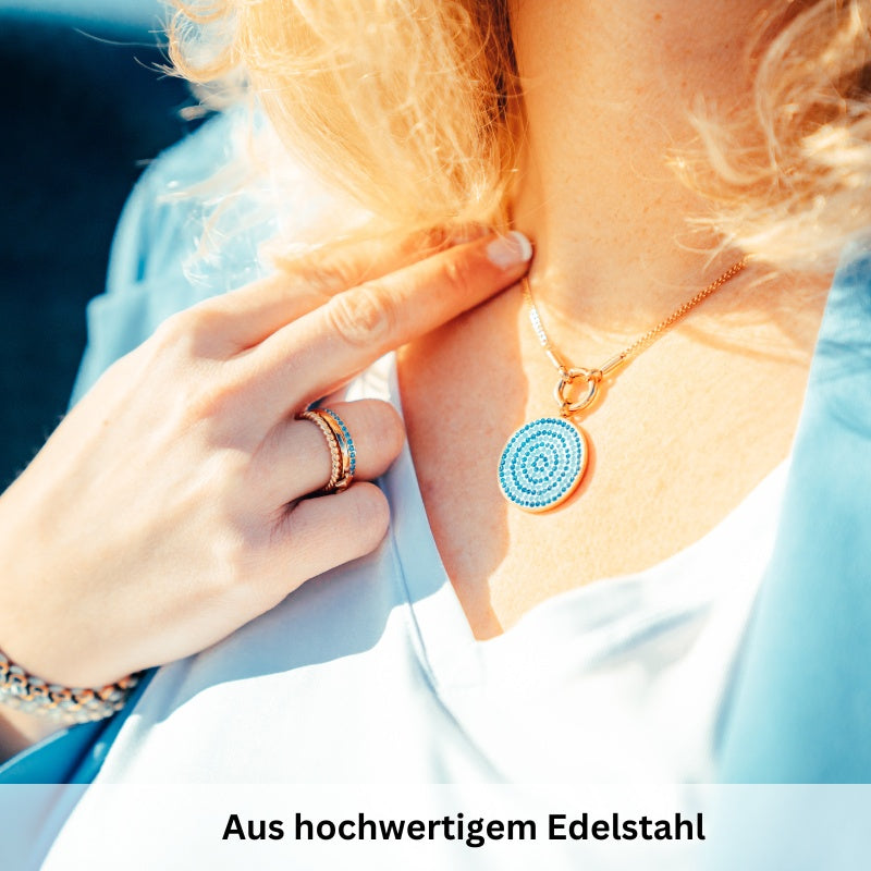 Rundkarabiner für Ketten 1,5cm aus Edelstahl (Kapitän rockt & Küstengirls)