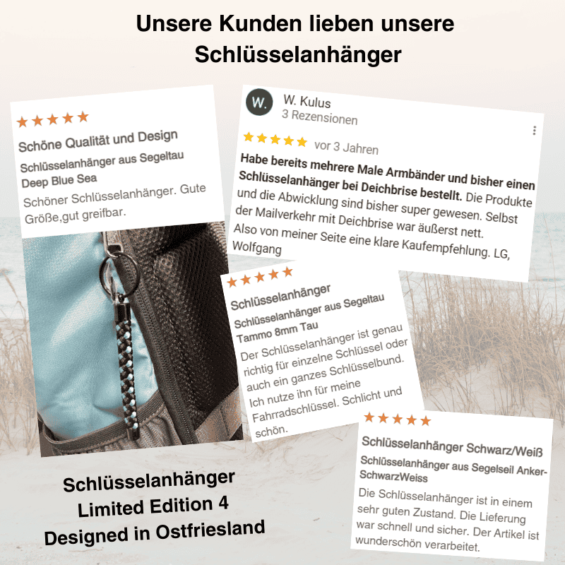 Schlüsselanhänger aus Segeltau Limited Edition 4