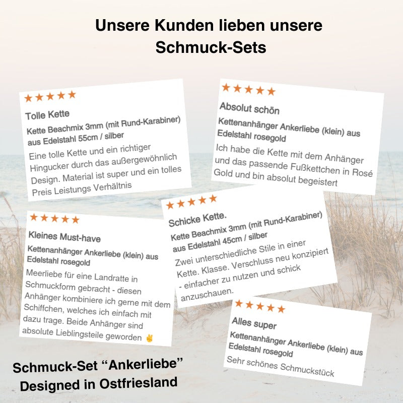Kette mit Anhänger Ankerliebe