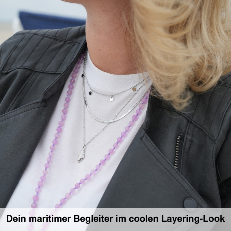 Schmuck-Set Muscheltraum aus Edelstahl