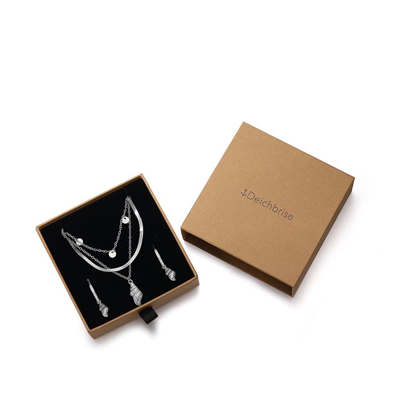 Schmuck-Set Muscheltraum aus Edelstahl