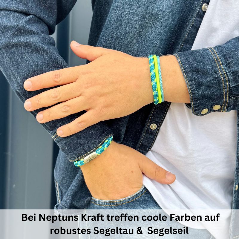Segelseil-Segeltau Armband Neptuns Kraft 1 (Multistrang)