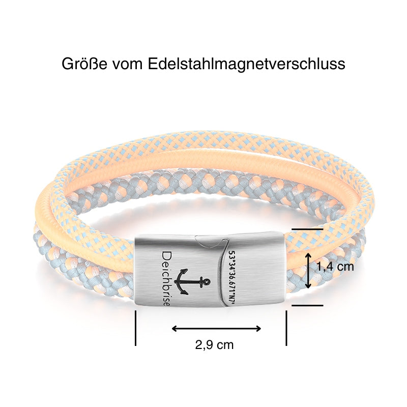 Segelseil-Segeltau Armband Amrum (Multistrang)
