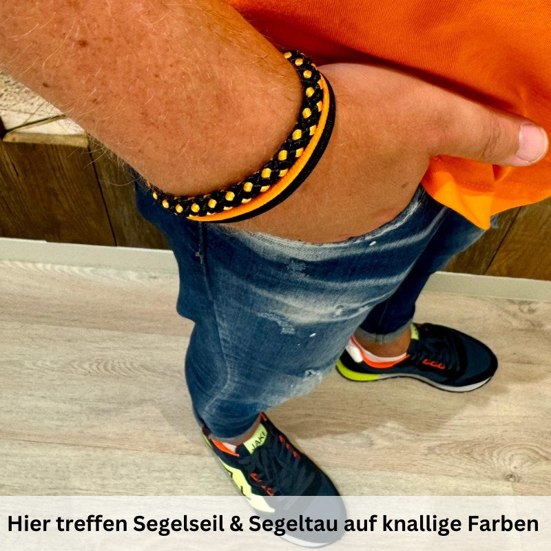 Segelseil-Segeltau Armband Strandläufer (Multistrang)