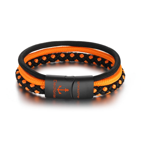 Segelseil-Segeltau Armband Strandläufer (Multistrang)