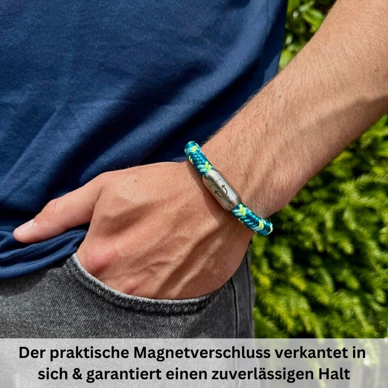 Segeltau Armband Neptuns Kraft (6mm oder 8mm)