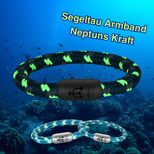 Segeltau Armband Neptuns Kraft (6mm oder 8mm)