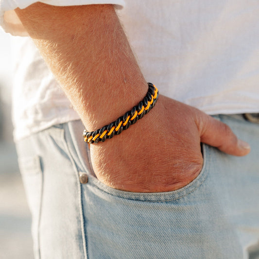 Stahltau Armband Dark Sundowner