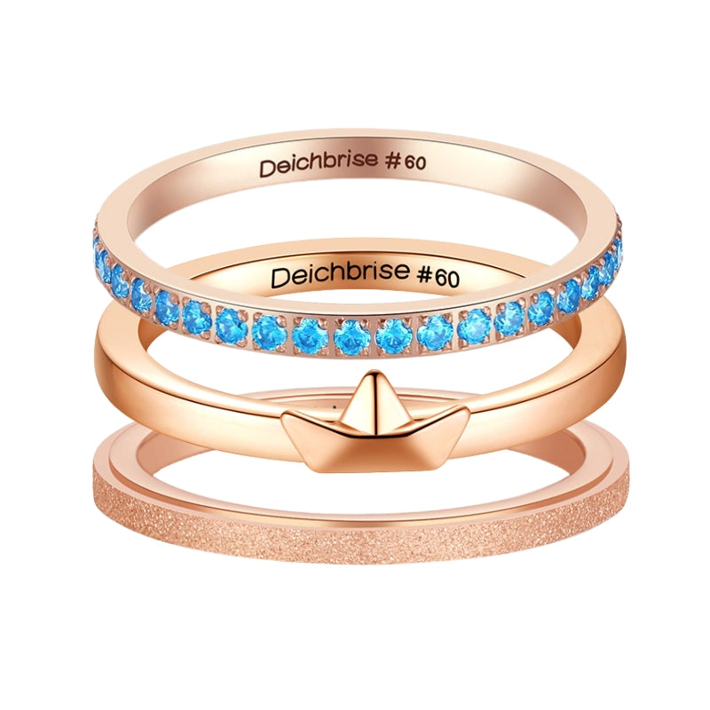 Stapelring-Set Meeresrauschen