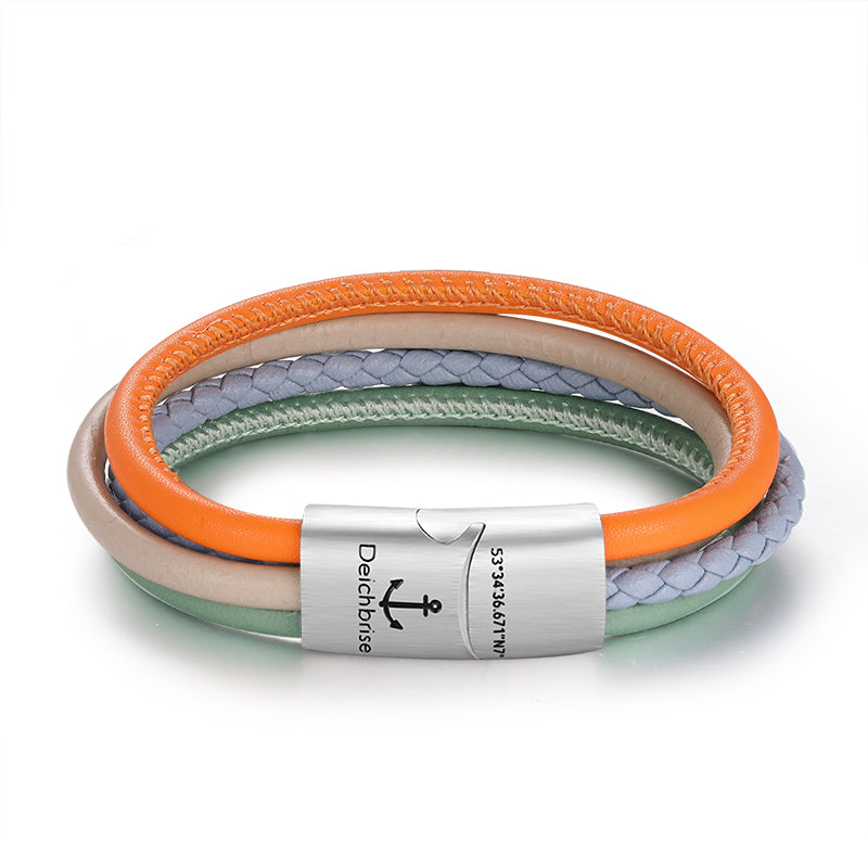 Leder Armband Sundowner (Multistrang)