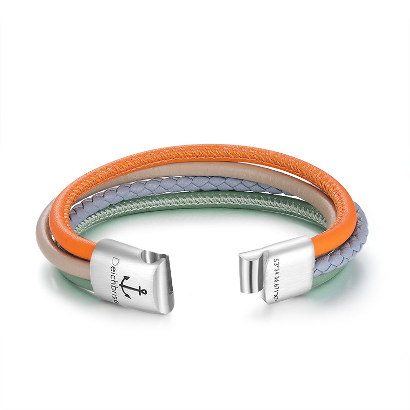 Leder Armband Sundowner (Multistrang)