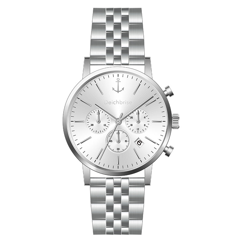 Chronograph Küste (Unisex) 40mm silber-silber