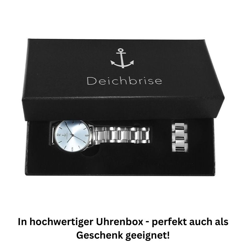 Uhr Meeresblau 35mm (Damen)